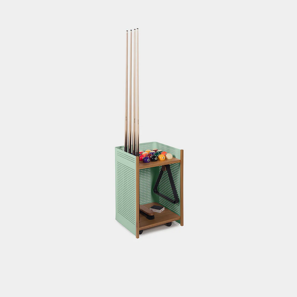 RS Barcelona Outdoor Mou Floor Cue Rack-Accessories-RS Barcelona-Warm Sage-Game Room Shop