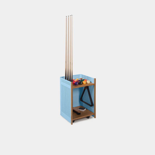 RS Barcelona Outdoor Mou Floor Cue Rack-Accessories-RS Barcelona-Cool Blue-Game Room Shop