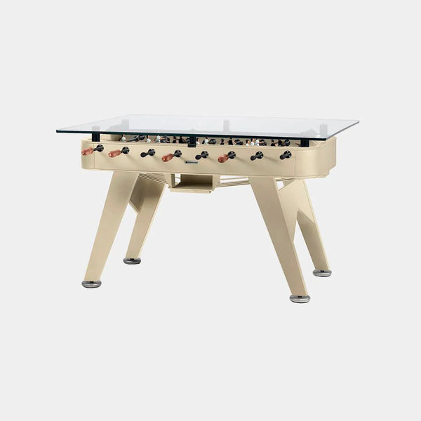 RS Barcelona RS2 Dining Foosball Table-Foosball Table-RS Barcelona-Rectangular-Iron (Good for Indoor Use)-Silk Grey (MTO)-Game Room Shop