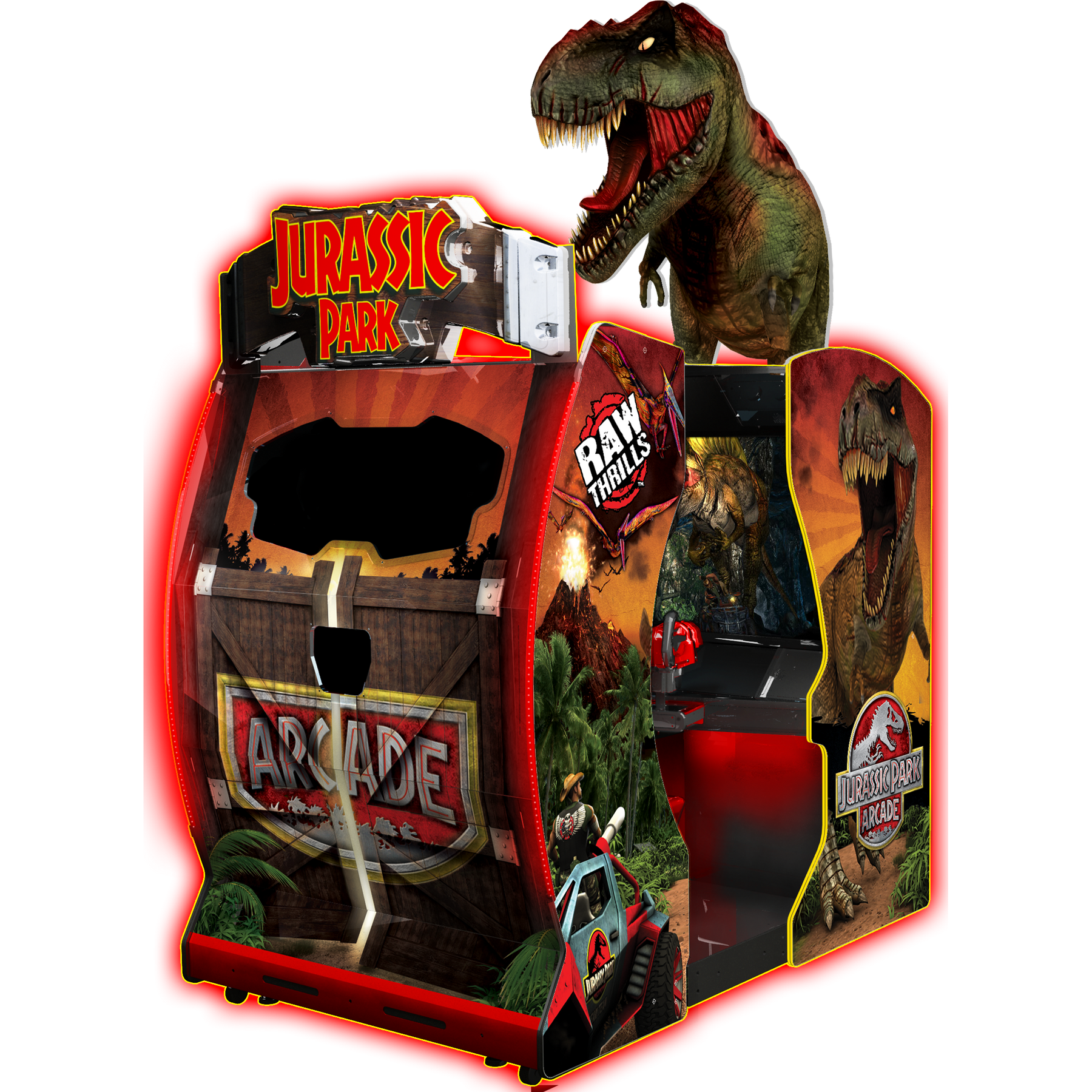Raw Thrills Jurassic Park Arcade Game — Game Room Shop