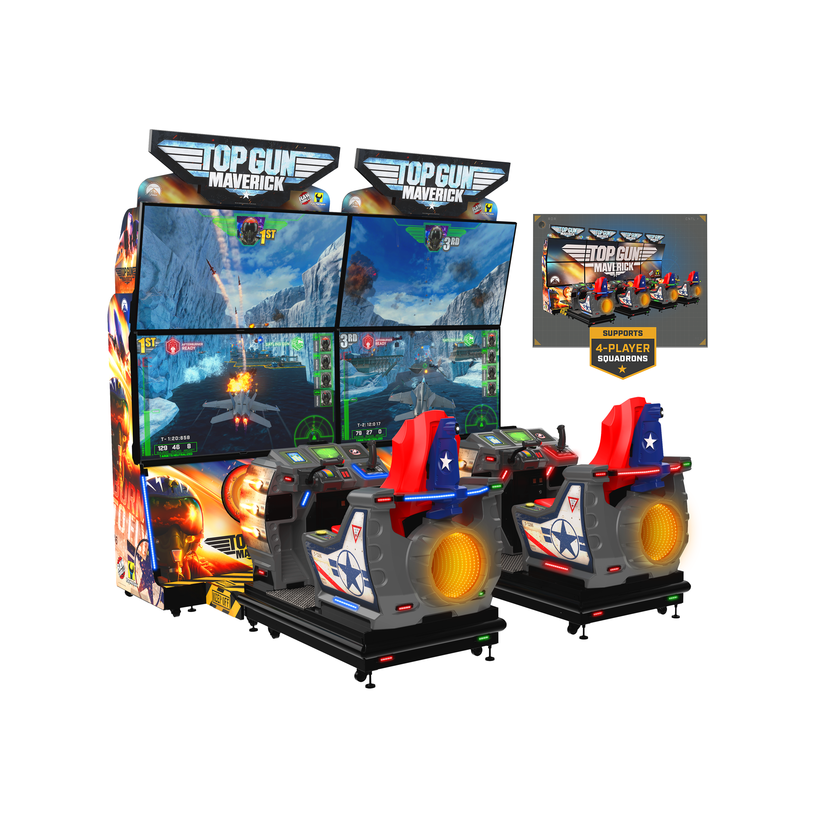 Raw Thrills Top Gun Maverick Arcade Game-Arcade Games-Raw Thrills-Game Room Shop
