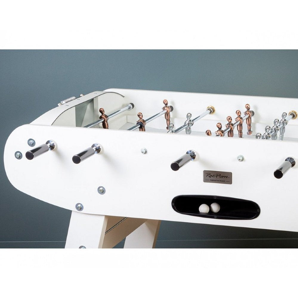 René Pierre Onyx Foosball Table in White Matte Finish-Foosball Table-Berner Billiards-Game Room Shop