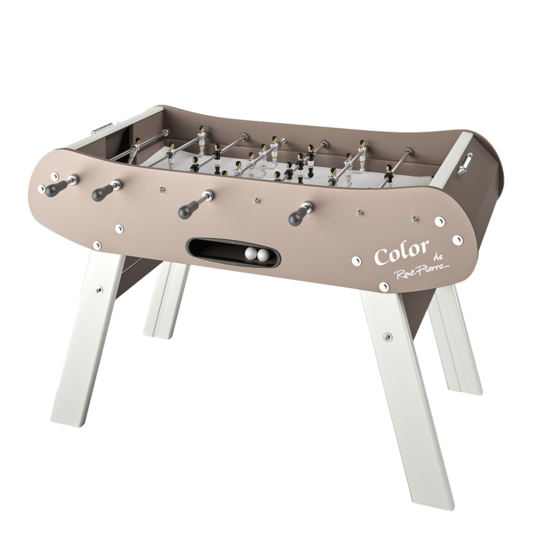 René Pierre Color Taupe Indoor Foosball Table-Foosball Table-Kettler-Game Room Shop
