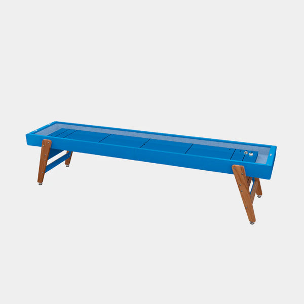 RS Barcelona Track Shuffleboard Table-Shuffleboards-RS Barcelona-9ft Length-Sky Blue (MTO)-Game Room Shop