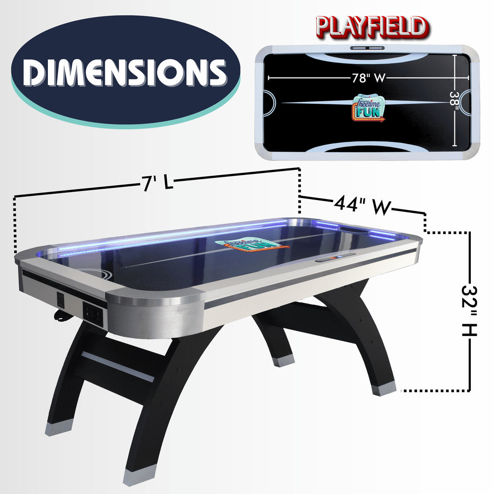 Slap Shot 7' Air Hockey Table-Air Hockey Tables-Freetime Fun-No Thank You-Game Room Shop
