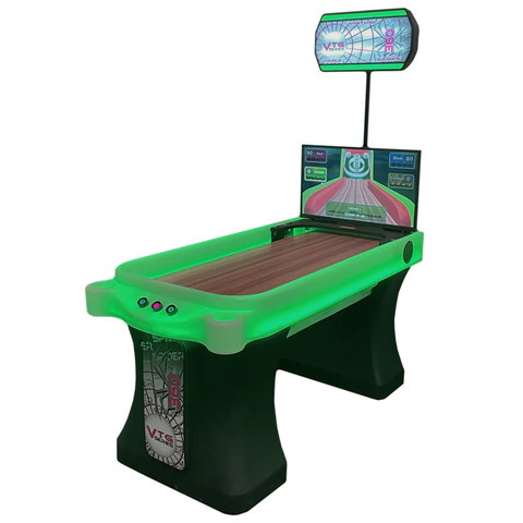 Image of Arachnid Spider 360 VTG Shuffleboard Bowling Home Arcade Game-Shuffleboards-Arachnid Spider 360-Without Marquee-Game Room Shop