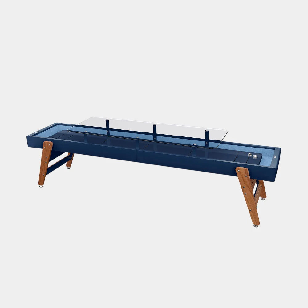 RS Barcelona Track Dining Shuffleboard Table-Shuffleboards-RS Barcelona-9ft Length-Steel Blue (MTO)-Game Room Shop