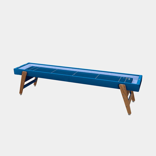 RS Barcelona Track Shuffleboard Table-Shuffleboards-RS Barcelona-9ft Length-Steel Blue (MTO)-Game Room Shop