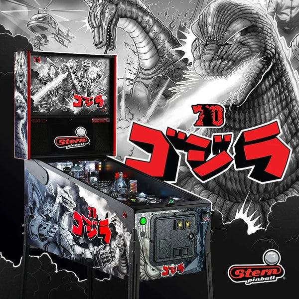 Stern Godzilla 70th Anniversary Premium Edition Pinball Machine-Pinball Machines-Stern-Game Room Shop