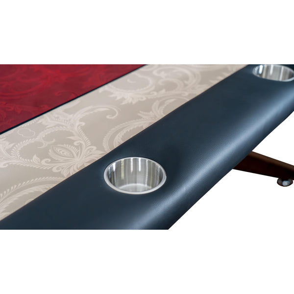 BBO Poker Tables The Stratton Poker Table-Poker & Game Tables-BBO Poker Tables-Black Walnut-No Thank You-Game Room Shop