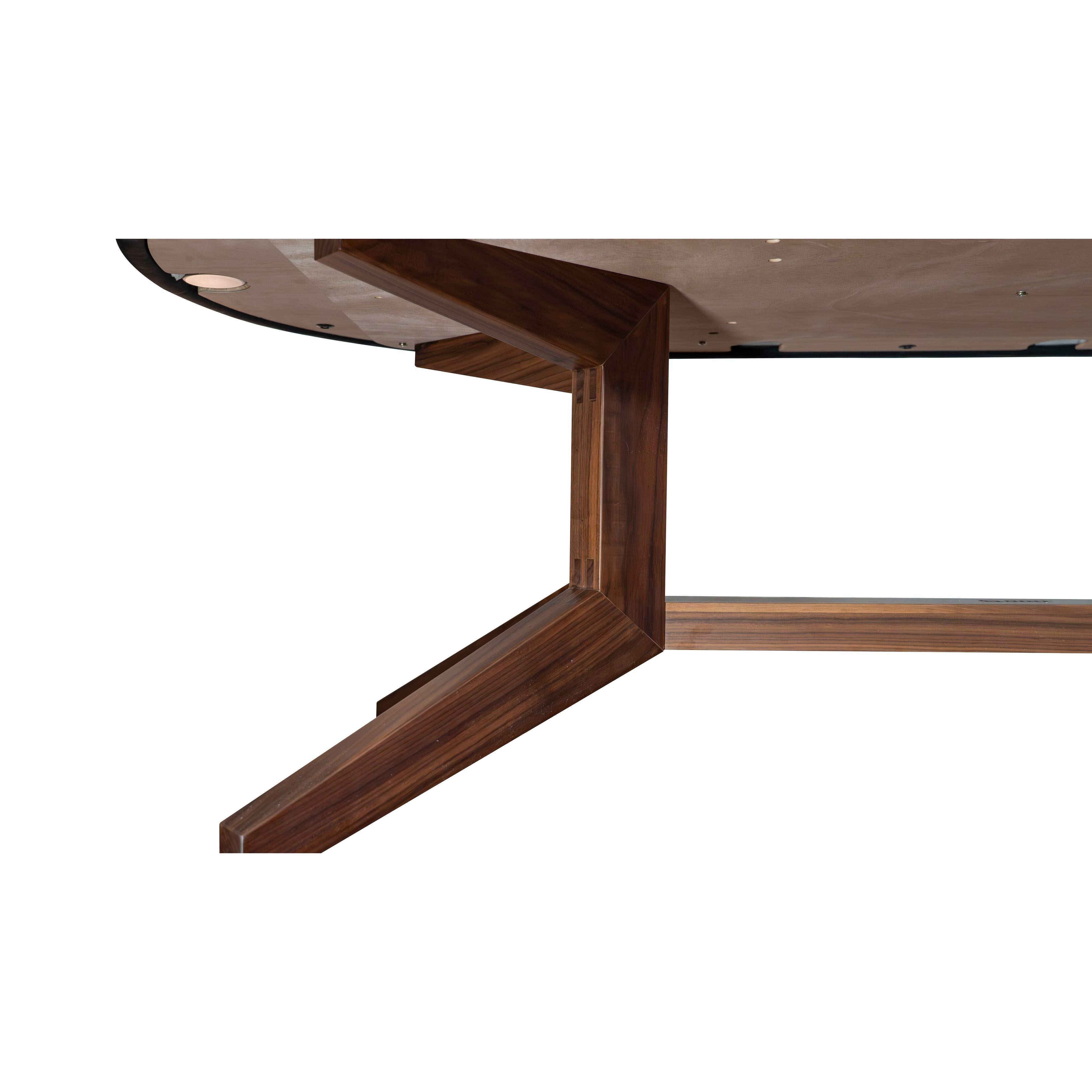 BBO Poker Tables The Stratton Poker Table-Poker & Game Tables-BBO Poker Tables-Black Walnut-No Thank You-Game Room Shop