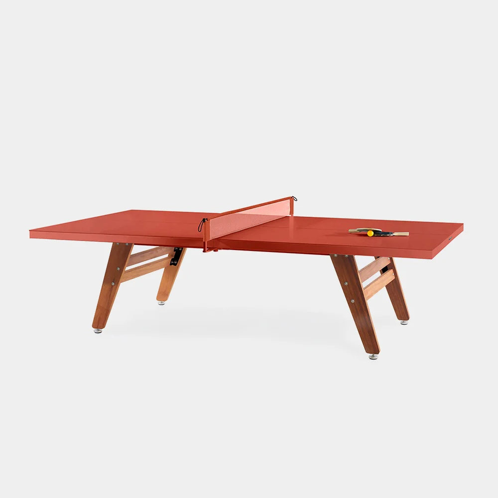 RS Barcelona RS Stationary Ping Pong Table-Table Tennis Table-RS Barcelona-Terracotta (MTO)-Game Room Shop