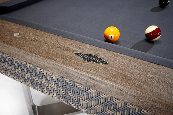 Brunswick Billiards The Bali 8' Pool Table-Billiard Tables-Brunswick-Simonis Slate Grey-Game Room Shop