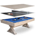 Freetime Fun The Rockford 7' Multi-Game Table-Multi-Game Tables-Freetime Fun-Table Only-Rustic Oak with Blue Felt-Game Room Shop