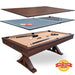 Freetime Fun The Rockford 7' Multi-Game Table-Multi-Game Tables-Freetime Fun-Table Only-Espresso with Tan Felt-Game Room Shop
