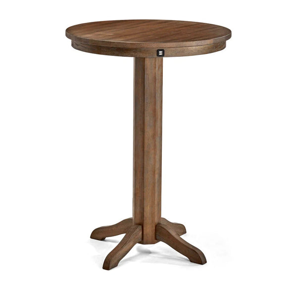 Brunswick Traditional Pub Table with USB Port-Pub Tables-Brunswick-Rustic Dark Brown-Game Room Shop