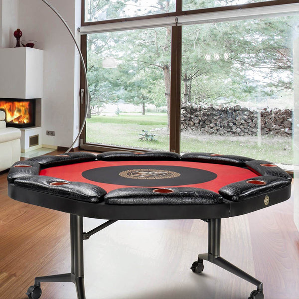 Triton Classic Folding 8 Player Poker Table-Poker & Game Tables-Triton Poker Tables-Game Room Shop