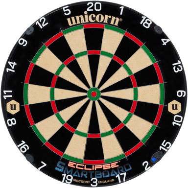 Unicorn Eclipse Smartboard Steel Tip Dartboard-Dartboard-Cue and Case-Game Room Shop