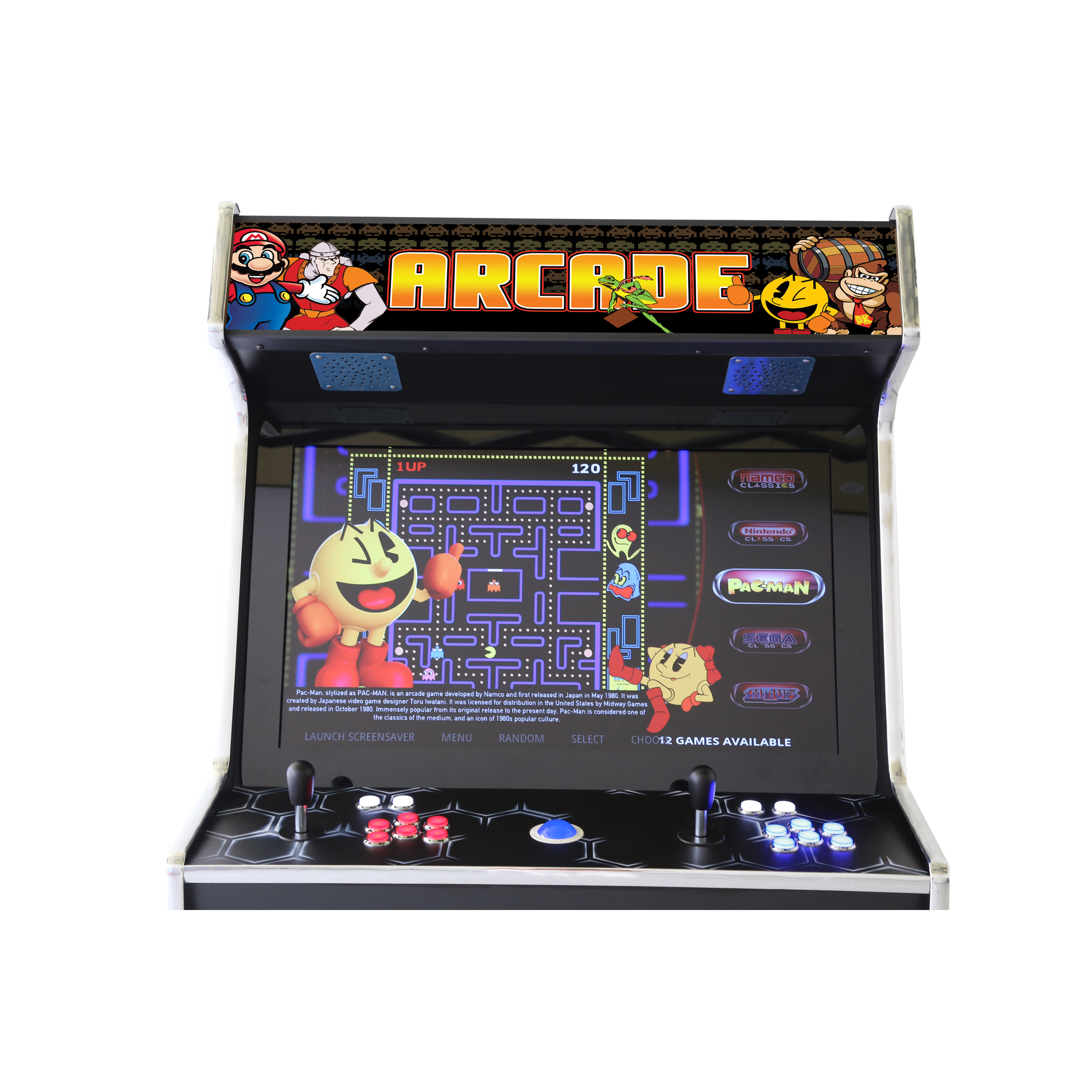 Upright 2-Player Arcade Multicade — Game Room Shop