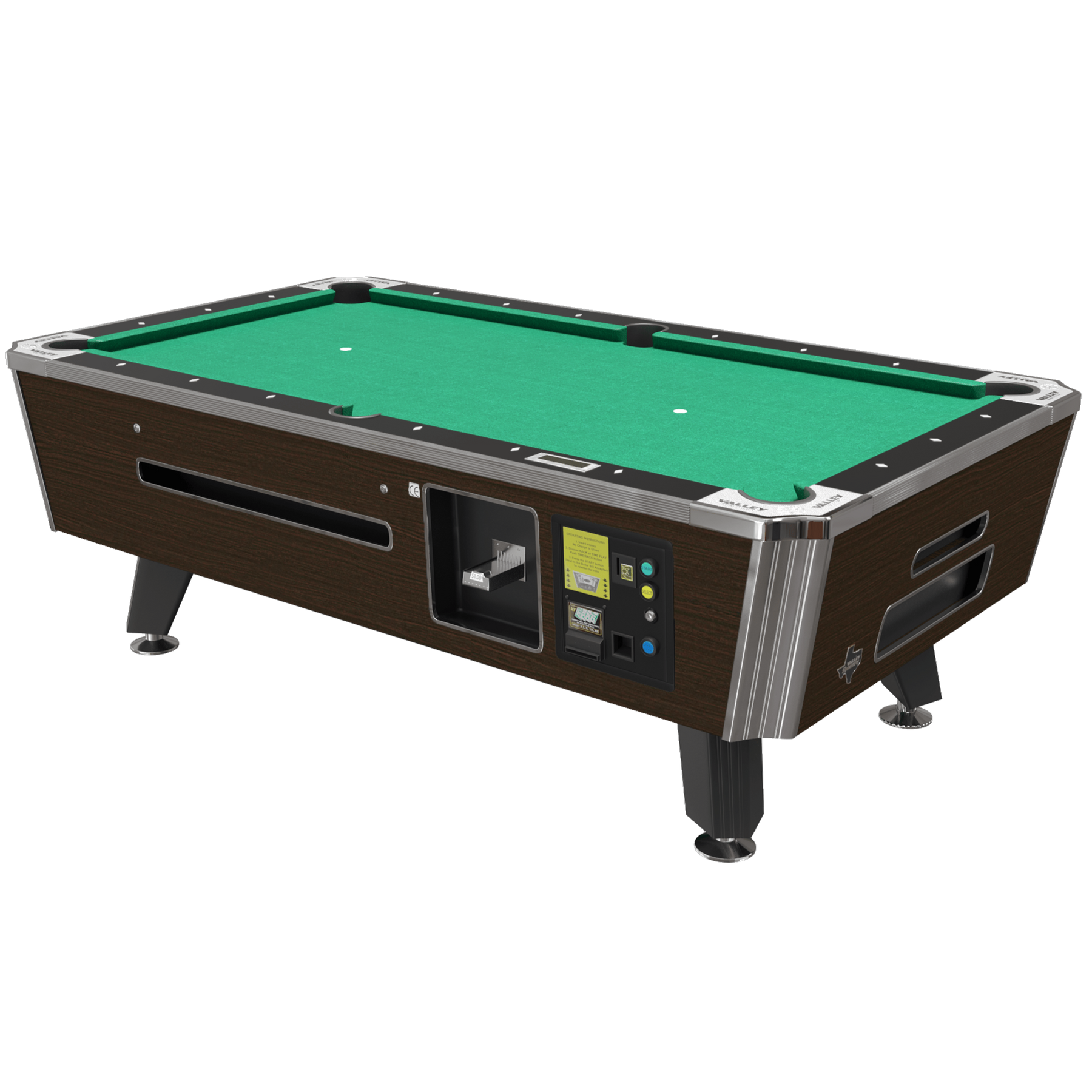 Valley Panther ZD-12X Coin-Operated Pool Table — Game Room Shop