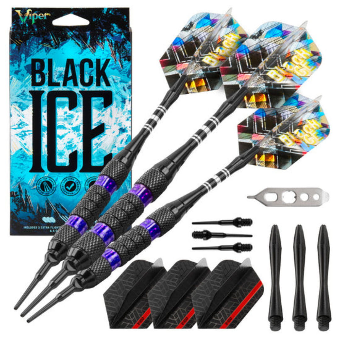 Viper Black Ice Soft Tip Darts-Darts-GLD Products-Purple-16 Grams-Game Room Shop
