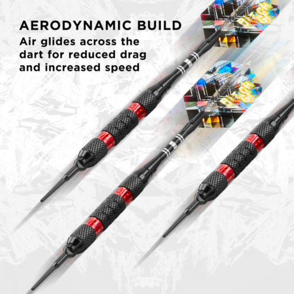 Viper Black Ice Soft Tip Darts-Darts-GLD Products-Red-16 Grams-Game Room Shop