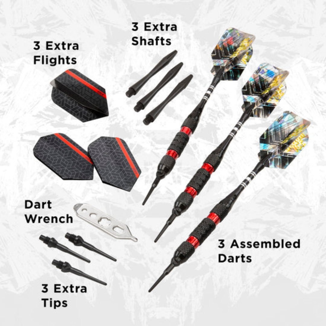 Viper Black Ice Soft Tip Darts-Darts-GLD Products-Red-16 Grams-Game Room Shop