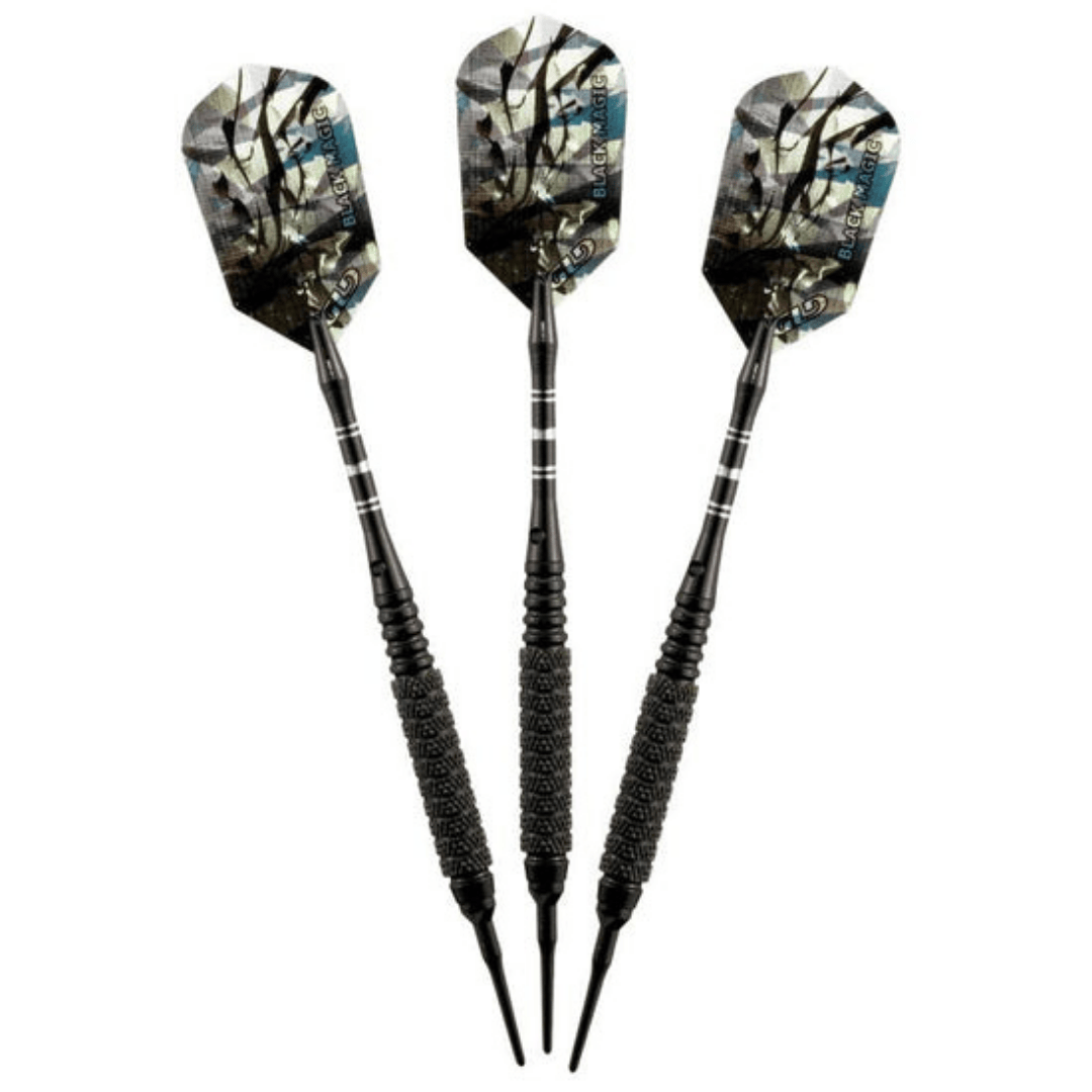 Viper Black Magic Soft Tip Darts 18 Grams-Darts-GLD Products-10 Knurled Rings-Game Room Shop