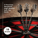 Viper Black Magic Soft Tip Darts 18 Grams-Darts-GLD Products-10 Knurled Rings-Game Room Shop