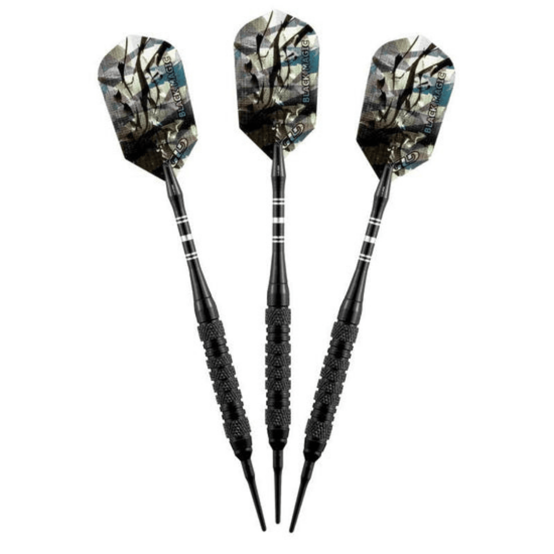 Viper Black Magic Soft Tip Darts 18 Grams-Darts-GLD Products-6 Knurled Rings-Game Room Shop