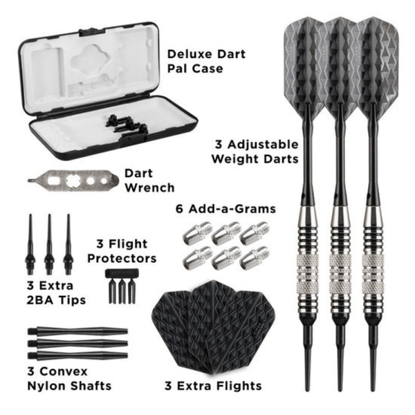 Viper Bobcat Adjustable Soft Tip Darts 16-19 Grams-Darts-GLD Products-16-18g-Green-Game Room Shop