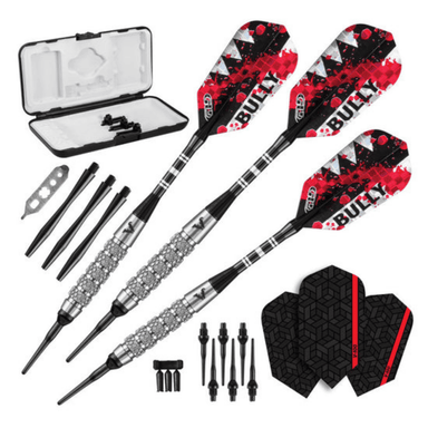Viper Bully 80% Tungsten Soft Tip Dart Set 5 Knurled Rings 18 Grams-Darts-GLD Products-Game Room Shop