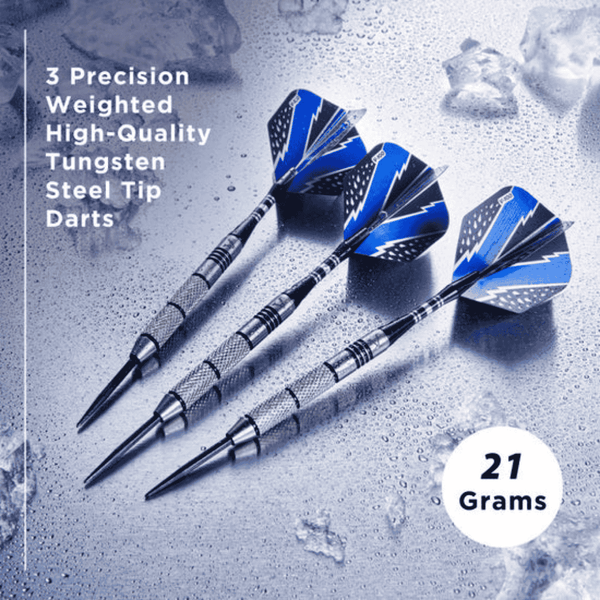 Viper Cold Steel Darts 80% Tungsten Steel Tip Darts 21 Grams-Dartboard-GLD Products-Game Room Shop