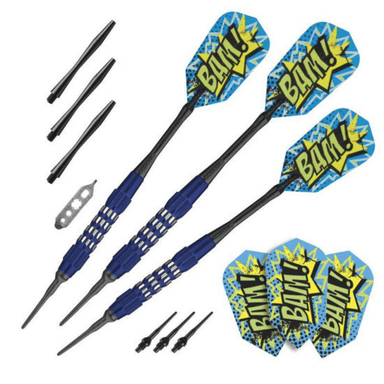 Viper Comix BAM! Soft Tip Darts Blue 18 Grams-Darts-Game Room Shop-Game Room Shop
