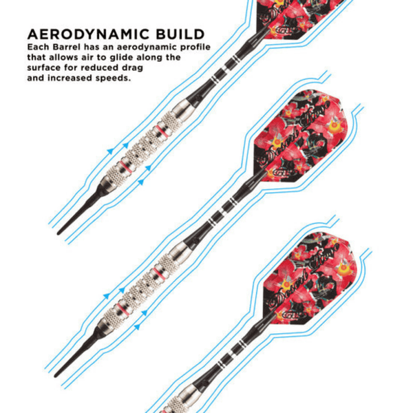 Viper Desert Rose Soft Tip Darts 16 Grams-Darts-GLD Products-Game Room Shop