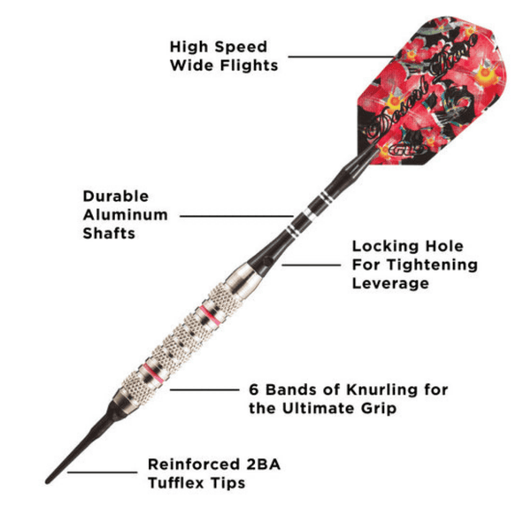 Viper Desert Rose Soft Tip Darts 16 Grams-Darts-GLD Products-Game Room Shop