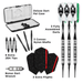 Viper Element 90% Tungsten Soft Tip Darts-Darts-GLD Products-Knurled-Game Room Shop