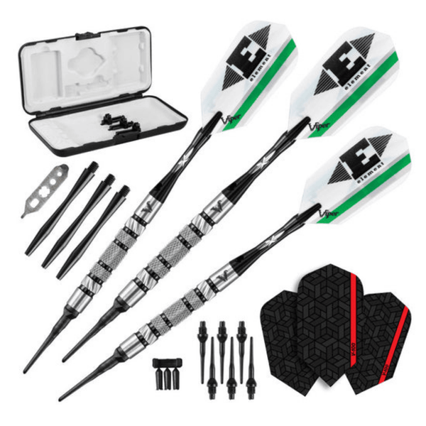 Viper Element 90% Tungsten Soft Tip Darts-Darts-GLD Products-Knurled-Game Room Shop