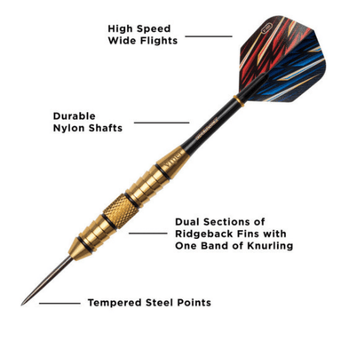 Viper Elite Brass Steel Tip Darts-Darts-GLD Products-24g-Game Room Shop