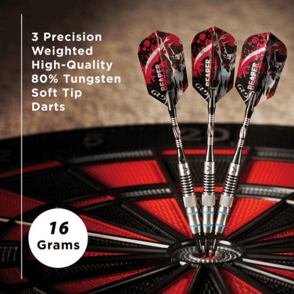Viper Grim Reaper 80% Tungsten Soft Tip Darts-Darts-GLD Products-Blue Rings-16g-Game Room Shop