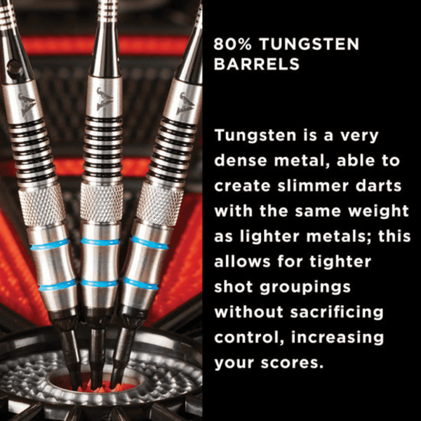 Viper Grim Reaper 80% Tungsten Soft Tip Darts-Darts-GLD Products-Blue Rings-16g-Game Room Shop