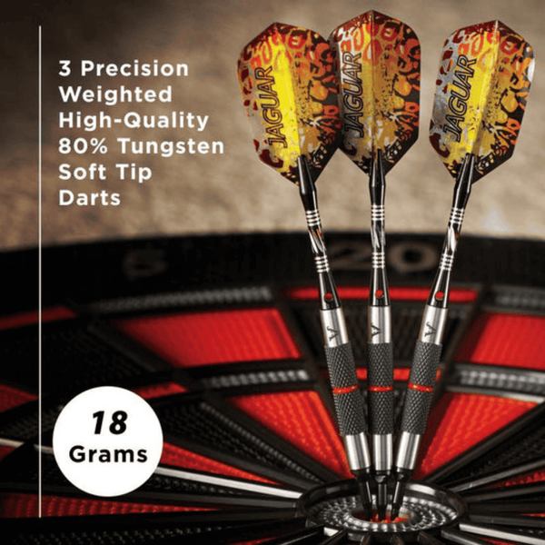 Viper Jaguar 80% Tungsten Soft Tip Darts 18 Grams-Darts-GLD Products-Silver Barrel-Game Room Shop