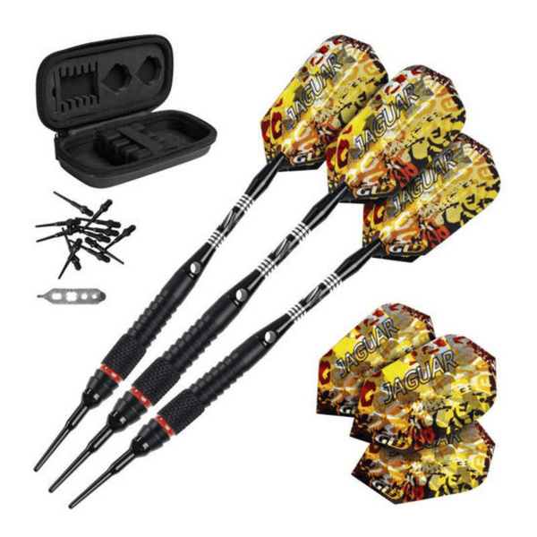 Viper Jaguar 80% Tungsten Soft Tip Darts 18 Grams-Darts-GLD Products-1 Small Knurled Ring-Game Room Shop