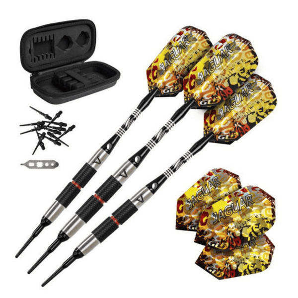 Viper Jaguar 80% Tungsten Soft Tip Darts 18 Grams-Darts-GLD Products-Silver Barrel-Game Room Shop