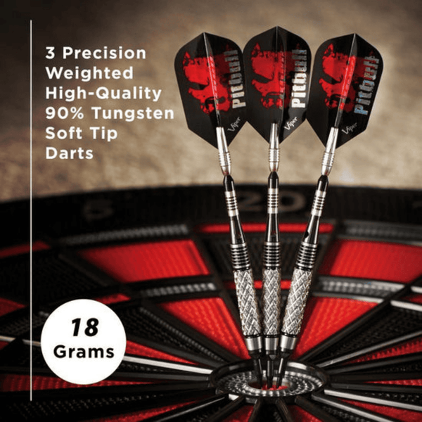 Viper Pitbull 90% Tungsten Soft Tip Darts 18 Grams-Darts-GLD Products-Diamond Cut-Game Room Shop