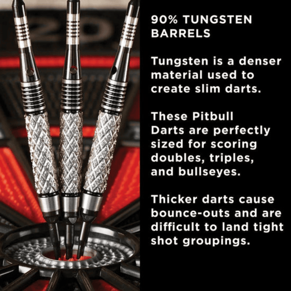 Viper Pitbull 90% Tungsten Soft Tip Darts 18 Grams-Darts-GLD Products-Diamond Cut-Game Room Shop