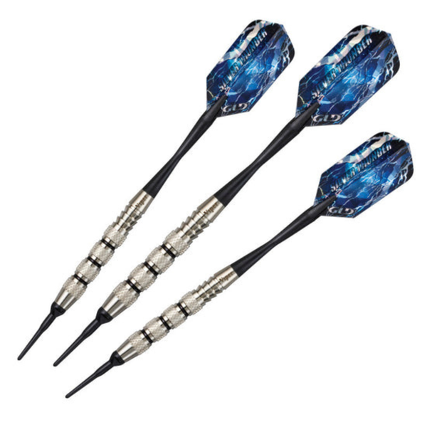 Viper Silver Thunder Soft Tip Darts-Darts-Game Room Shop-16g (4 Knurled Rings)-Game Room Shop