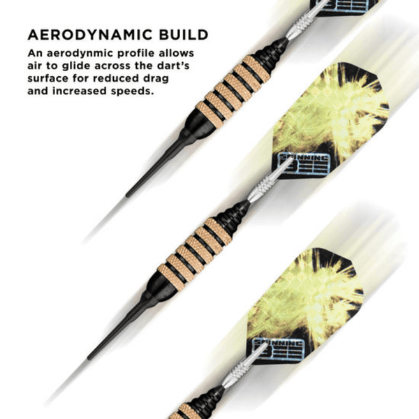 Viper Spinning Bee Soft Tip Darts 16 Grams-Darts-GLD Products-Black-Game Room Shop