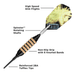 Viper Spinning Bee Soft Tip Darts 16 Grams-Darts-GLD Products-Black-Game Room Shop