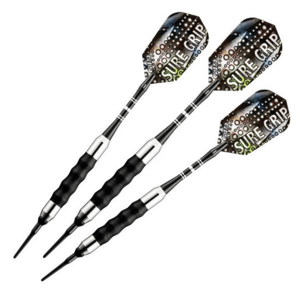 Viper Sure Grip Soft Tip Darts-Darts-GLD Products-Black-16g-Game Room Shop